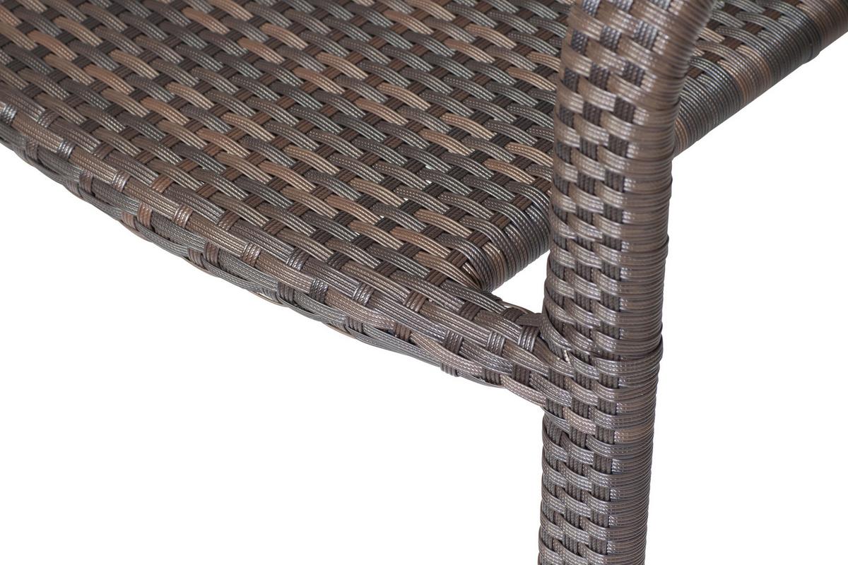 Stapelsessel 120117 - Braun, MODERN, Kunststoff/Metall (56/83/60cm) - Siena Garden