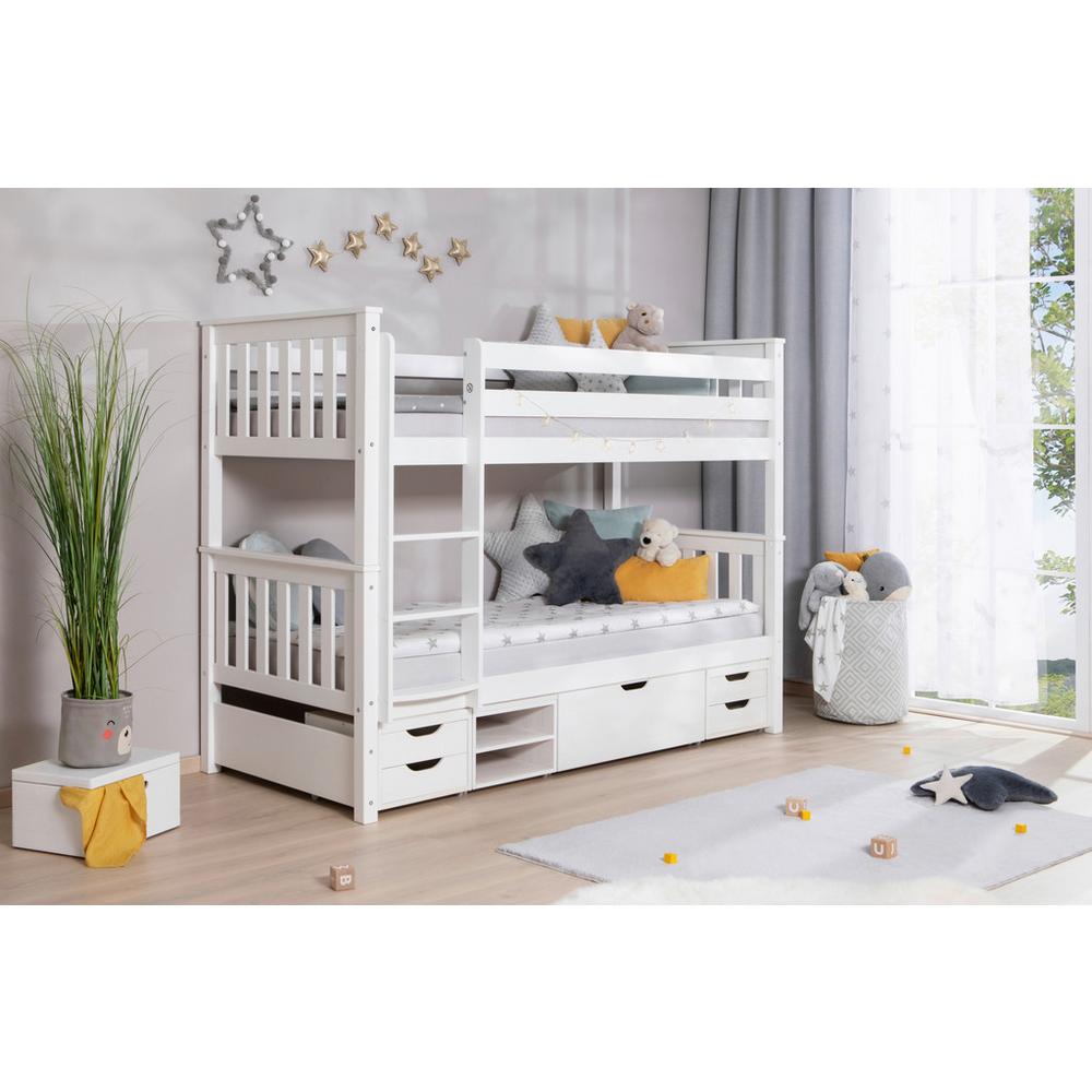 Poschodová posteľ SAMMY biela