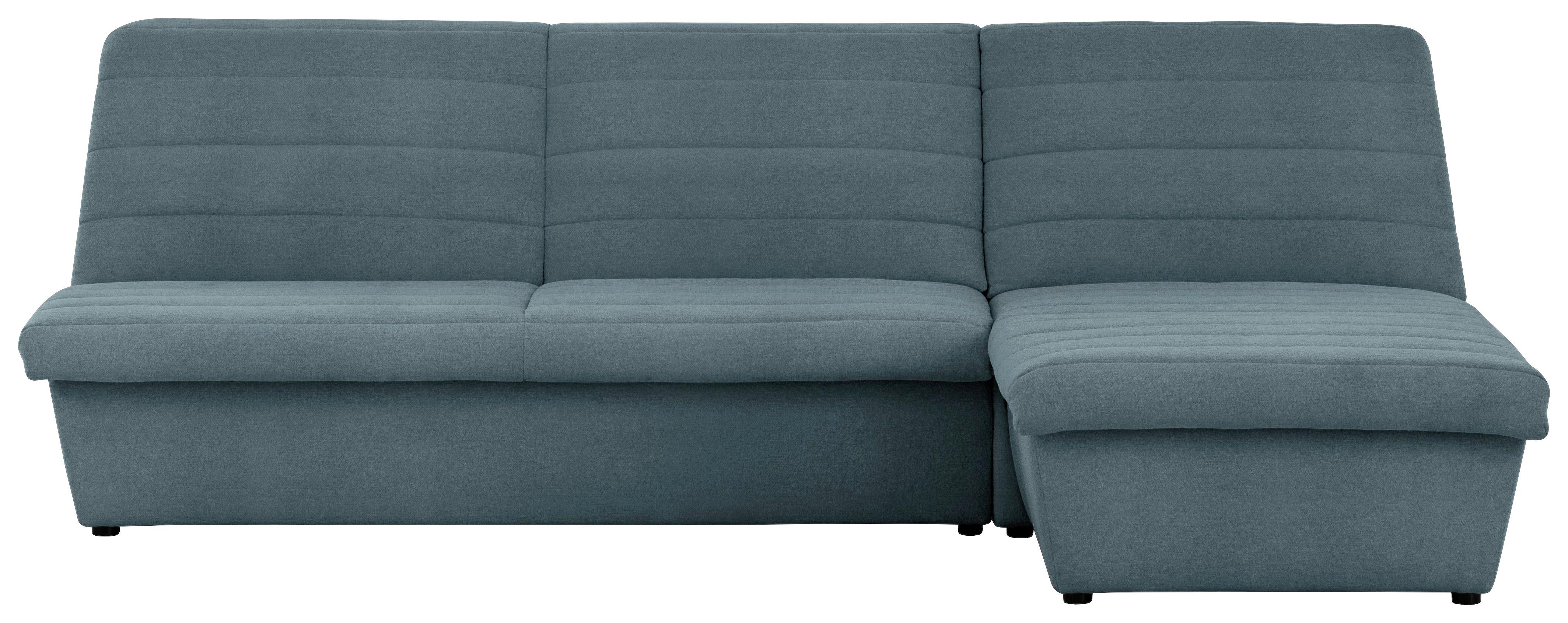 Ecksofa Looks Viii - Petrol/Schwarz, Design, Textil (274/168cm) - LOOKS by W.Joop