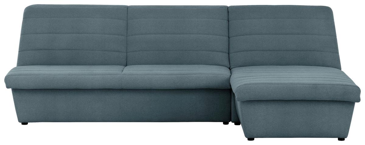 Ecksofa Looks Viii - Petrol/Schwarz, Design, Textil (274/168cm) - LOOKS by W.Joop