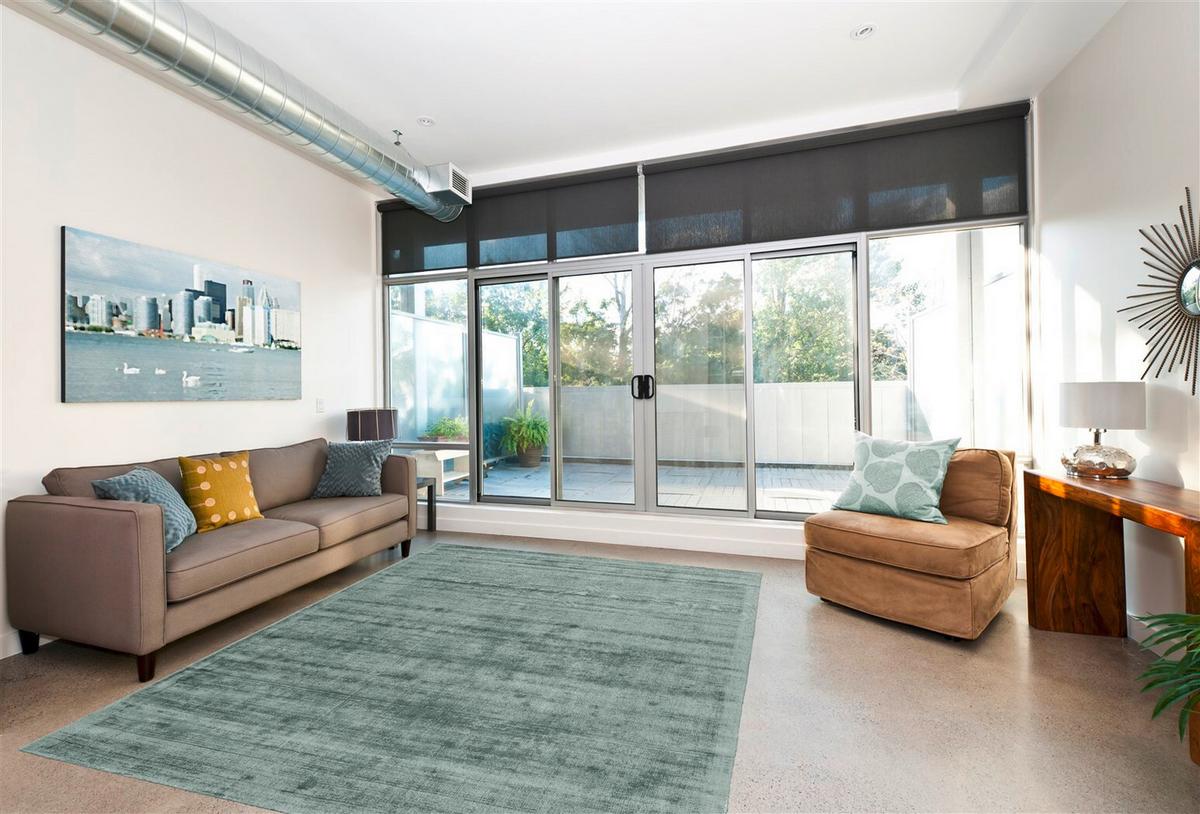 Teppich Mintgrün, Bunt, ca. 80x150 cm - Mintgrün, Basics, Textil (80/150cm) - Kayoom