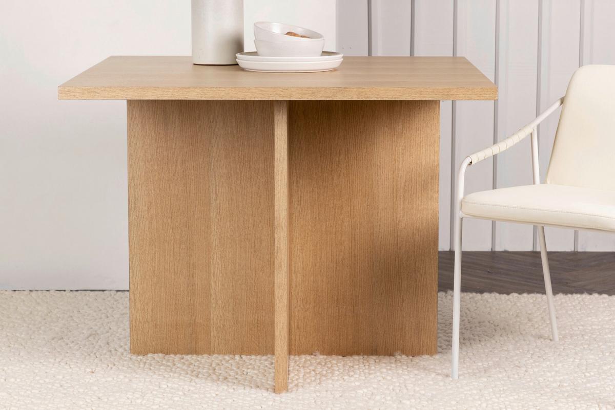 Esstisch Leo Eichefarben L: 100 Cm - Eichefarben, MODERN, Holz (100/100/75cm) - Livetastic