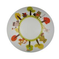 Kinderdeckenleuchte Waldtiere Ø 36 cm Rund Multicolor - Multicolor/Weiß, Trend, Kunststoff (36/10cm) - Niermann