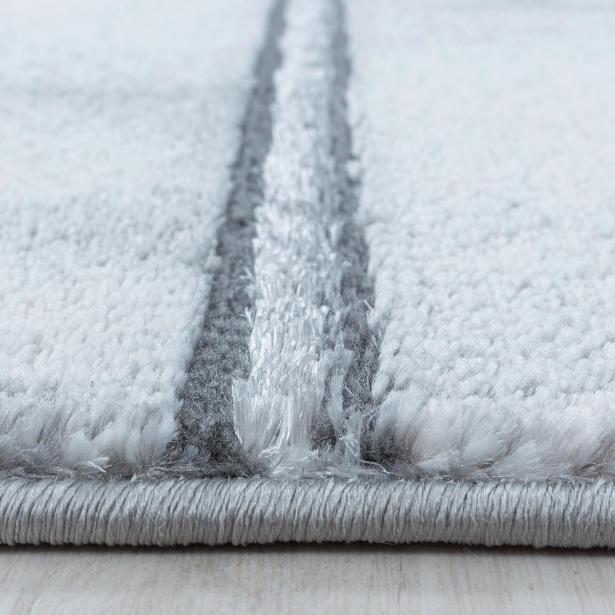 Webteppich Silber Naturfaser Naxos 140x200 cm - Silberfarben, Design, Textil (140/200cm)