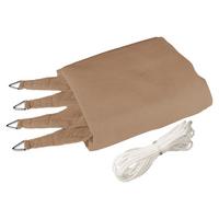 Sonnensegel Rechteck 4x5 m - Beige, Basics (400/500cm)