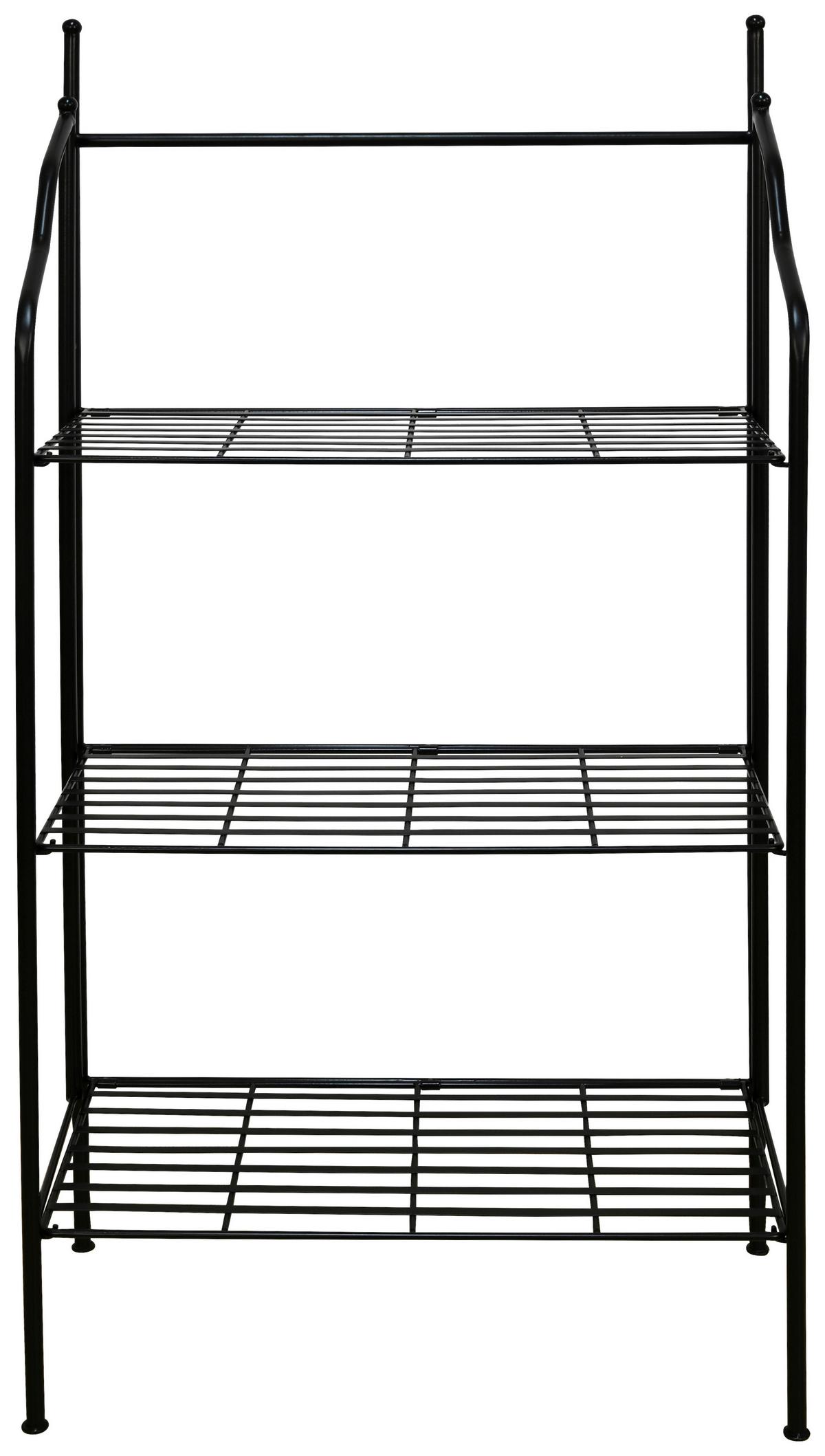 Regal Nadim Schwarz B: 55 Cm - Schwarz, Trend, Metall (55/26/110cm)