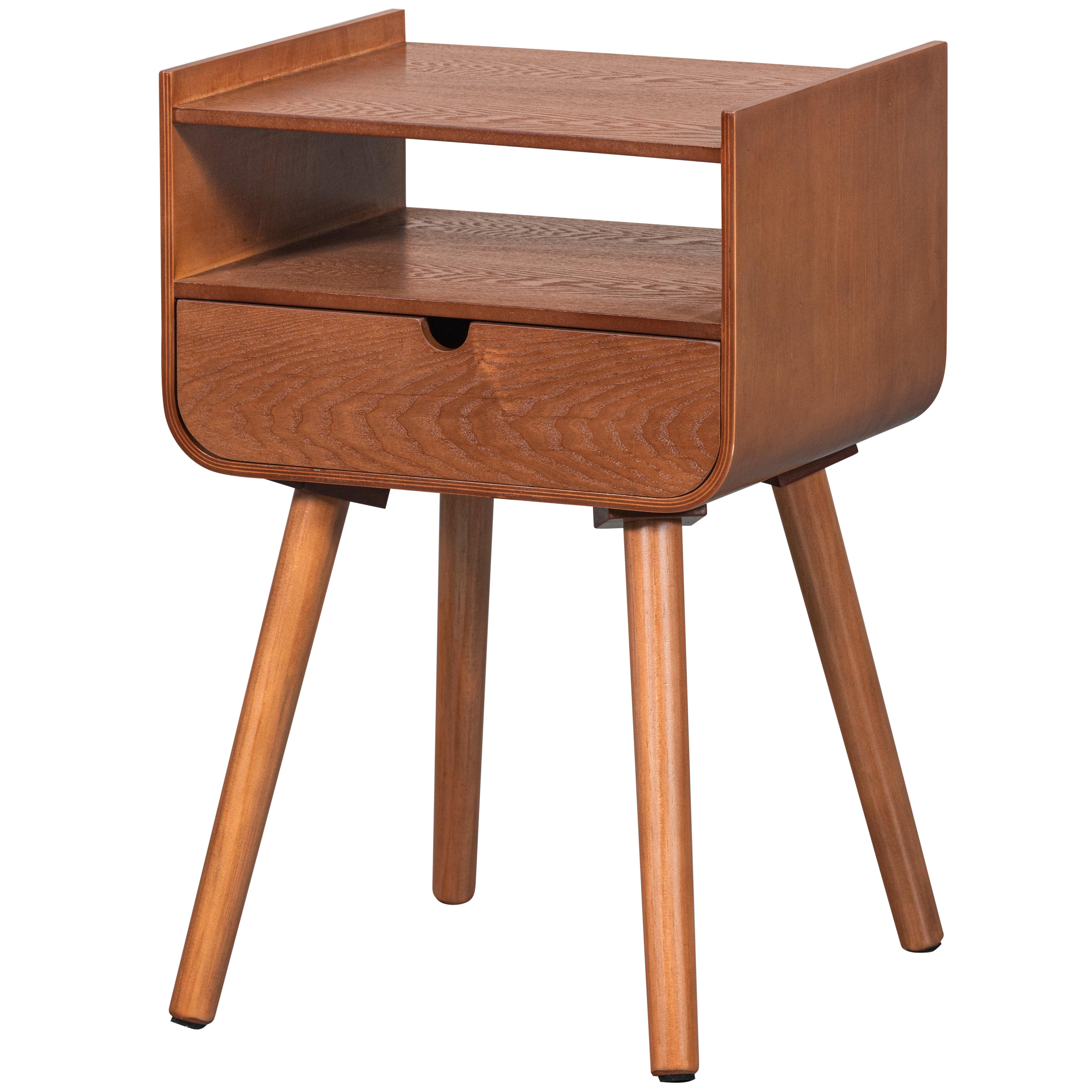 Beistelltisch Nils Naturfarben L: 36 cm - Naturfarben, Design, Holzwerkstoff (36/30/54cm) - Livetastic