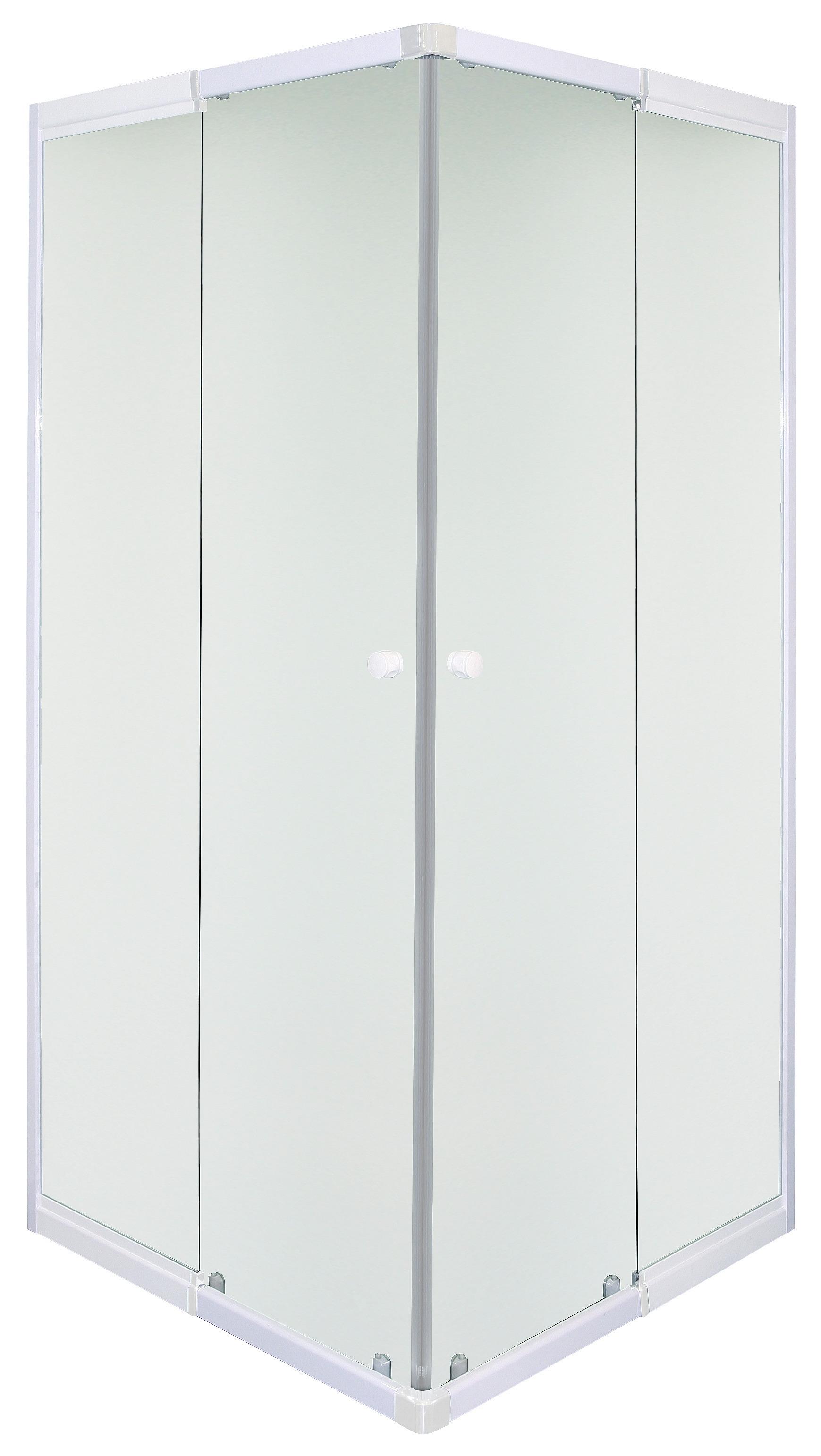 Zuhanykabin B8090m - fehér, Konventionell (80-90/190/80-90cm)