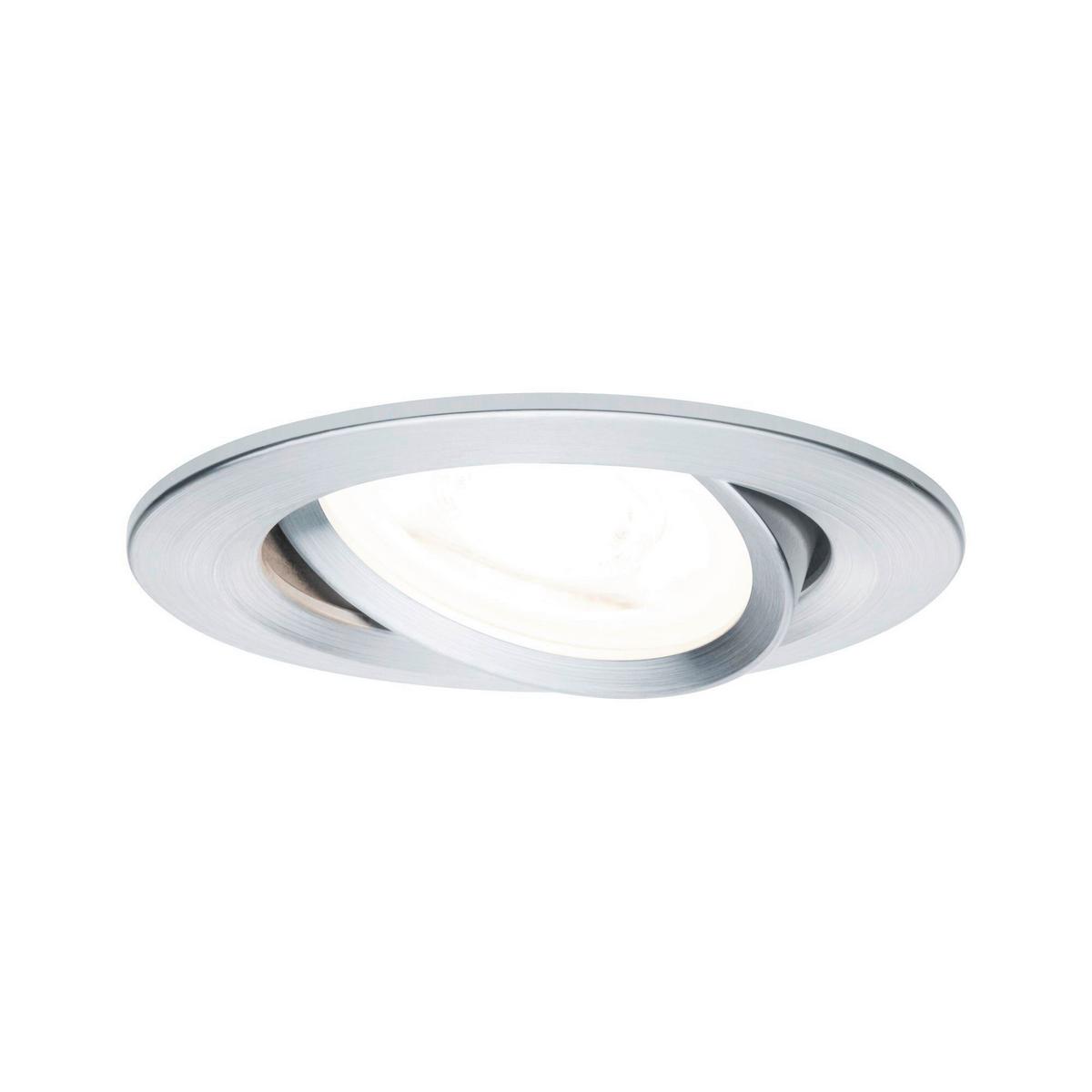 Led-spotkopf 1-flammig Ø 8,4 Cm - Alufarben, Design, Metall (8,4cm) - Paulmann
