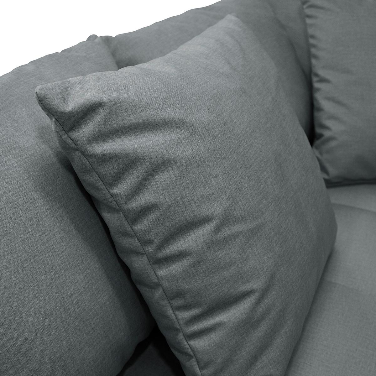 Ecksofa Pruno Dunkelgrau S: 174x247 Cm - Dunkelgrau/Schwarz, Design, Textil (174/247cm) - MID.YOU