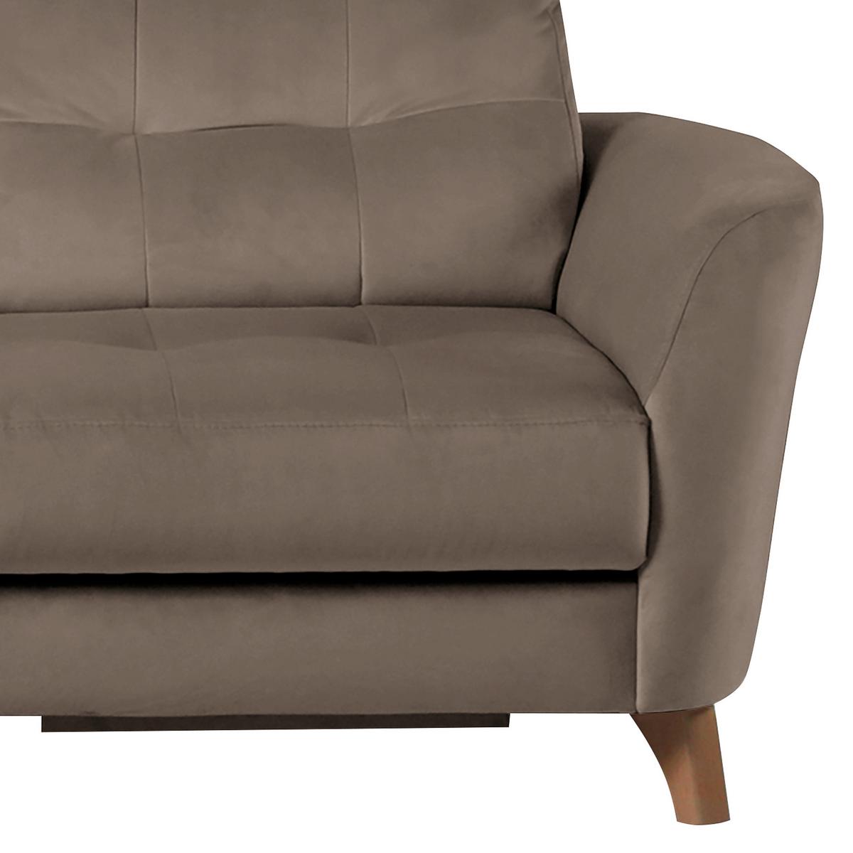 Ecksofa Nordic, Beige S: 168x238 cm - Beige/Buchefarben, Design, Textil (168/238cm) - Livetastic