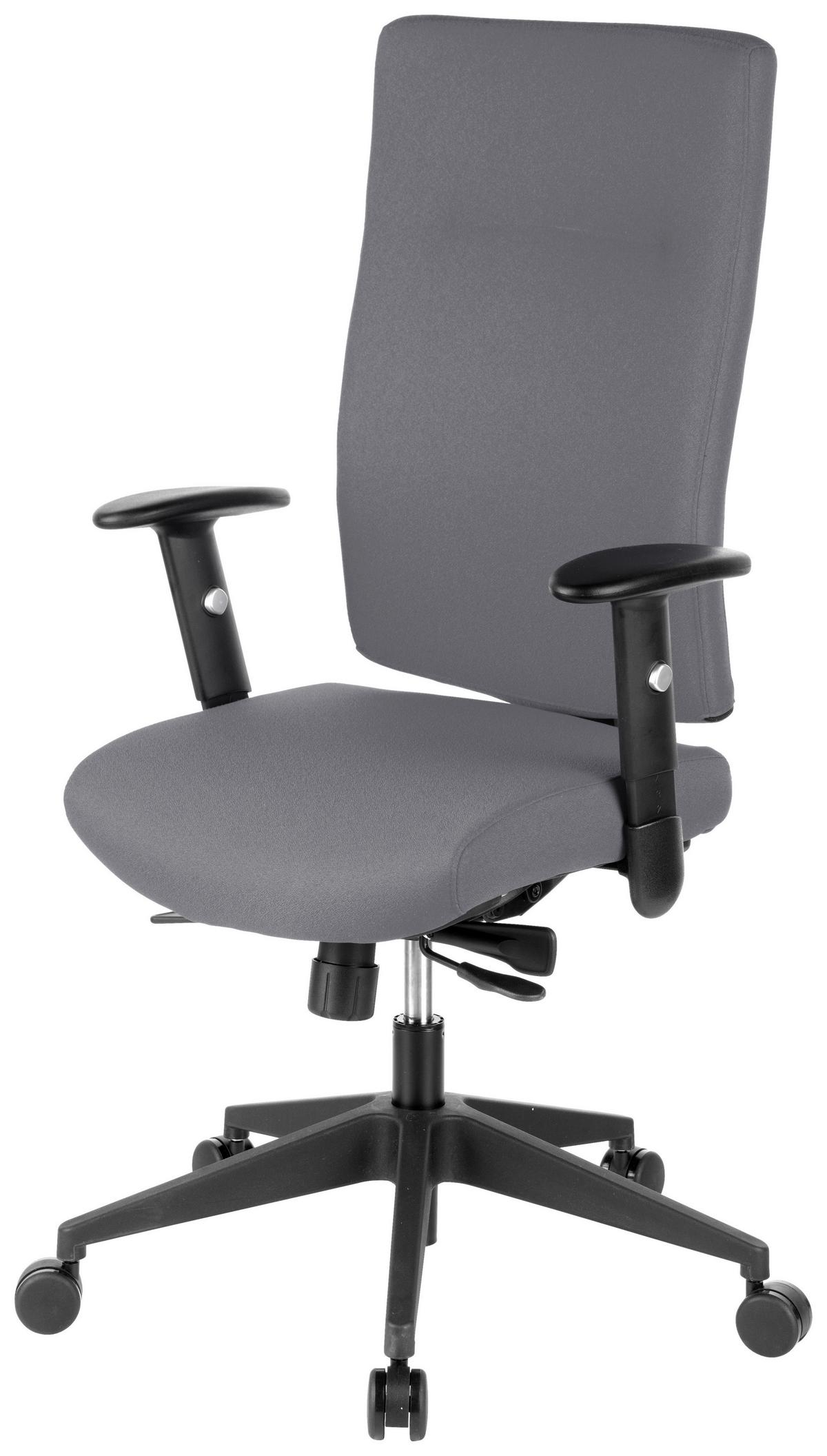 Drehstuhl Pro-Tec 300 Anthrazit - Anthrazit, MODERN, Kunststoff/Textil (57/125/53cm) - MID.YOU