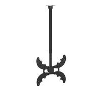 Tv- Halterung B-dx Anthrazit B: 42 Cm - Anthrazit, MODERN, Metall (42/52/4,5cm) - MID.YOU