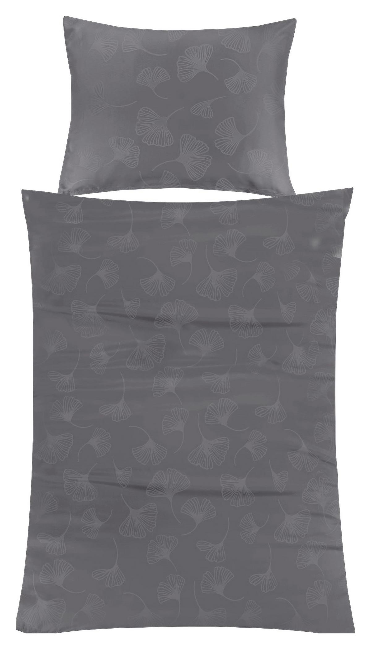 Bettwäsche Ronia - Anthrazit, MODERN, Textil - Luca Bessoni