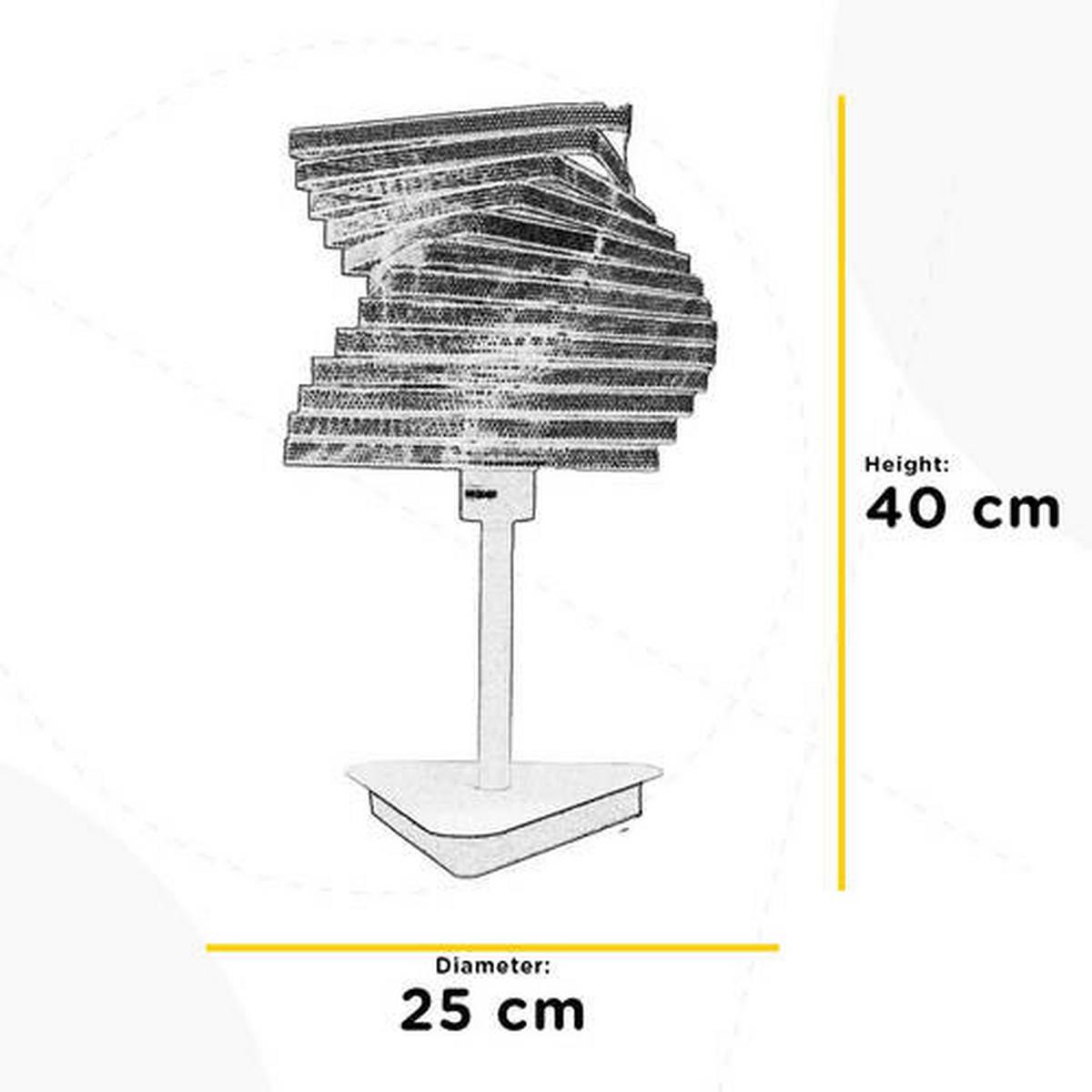 Tischleuchte 4841/lgr - Kupferfarben, Design, Metall (25/40cm)