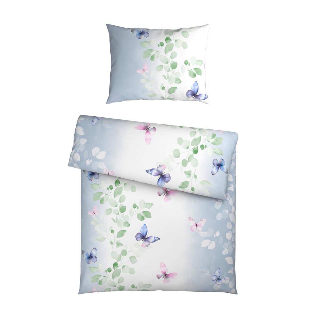 Bettwäsche Olina - Blau, ROMANTIK / LANDHAUS, Textil - James Wood