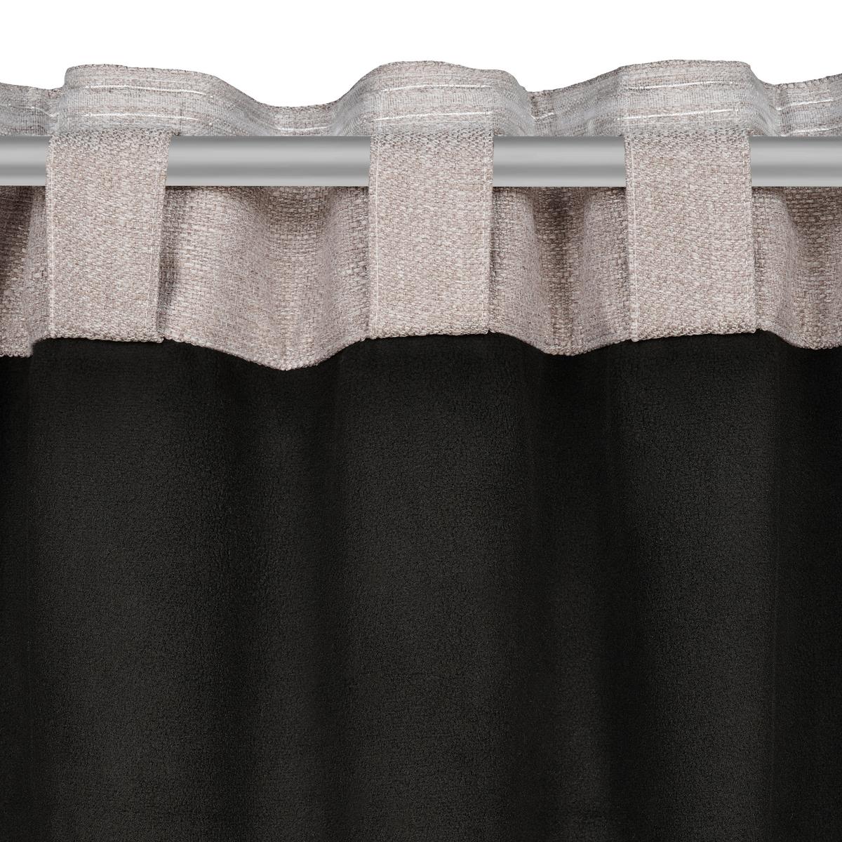 Termoizolační závěs Alfi, 135/255cm, béžová - béžová, Konvenční, textil (135/255cm) - Modern Living