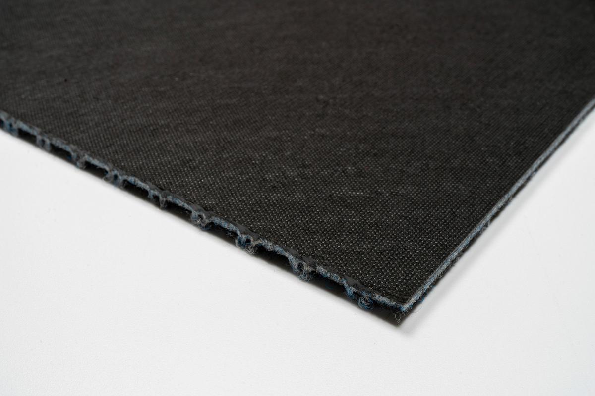 Teppichfliese Graublau Centaur 50x50 cm Florhöhe 4 mm - Graublau, Basics, Textil (50/50cm)