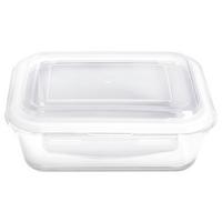 DÓZA NA SKLADOVANIE POTRAVÍN FRESH - 1,32L - číra, plast/sklo (22,9/17,6/8,3cm) - Mömax
