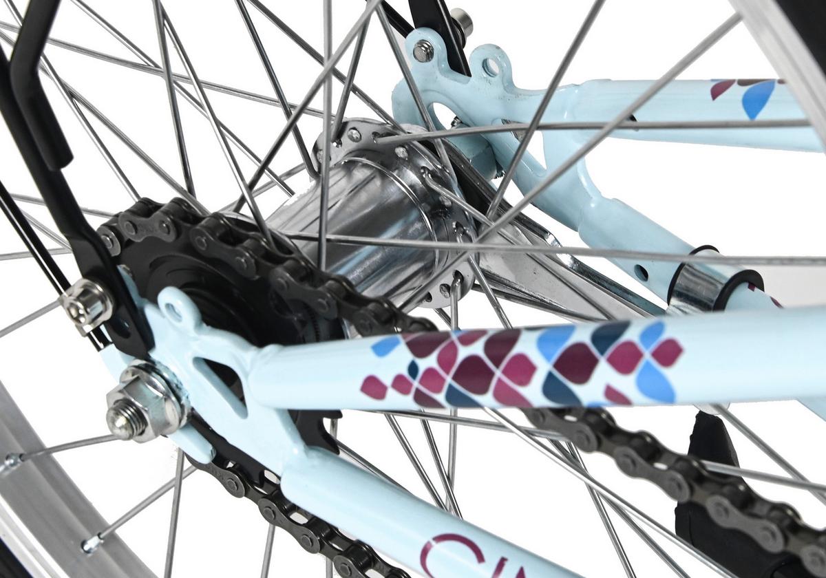 Dacapo Kinderfahrrad Cindy Blau - Blau, Basics, Metall (25/140/60cm)