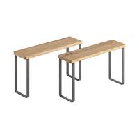 Küchenregal York Lava - Schwarz, Basics, Holz (27/8/16cm) - Metaltex