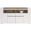 Komoda Highboard Toronto - bílá/barvy dubu, Moderní, dřevěný materiál (190/106,9/42,2cm) - Ombra