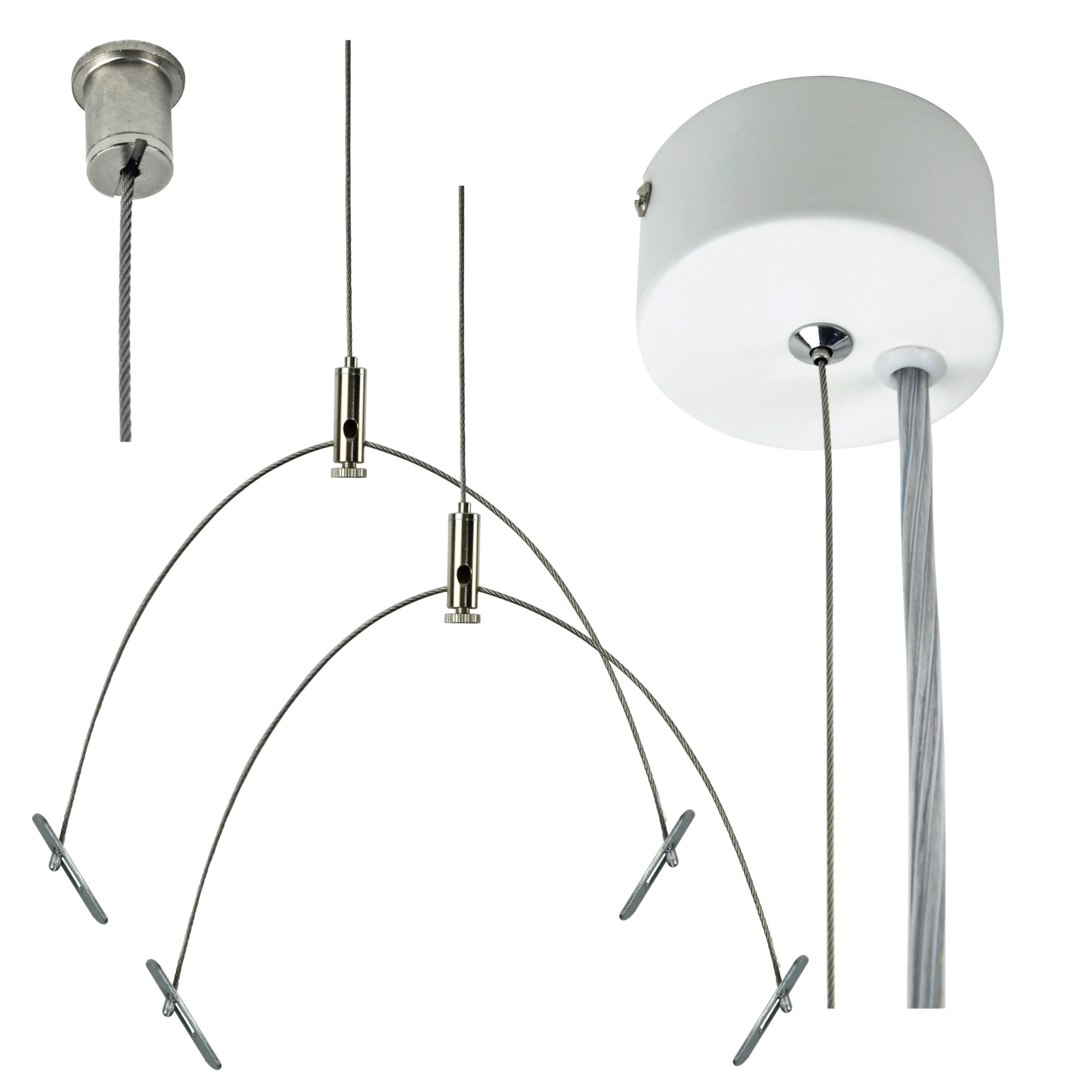 Seilsystem-montageset 2414990010070 - Edelstahlfarben, Basics, Metall (150cm)