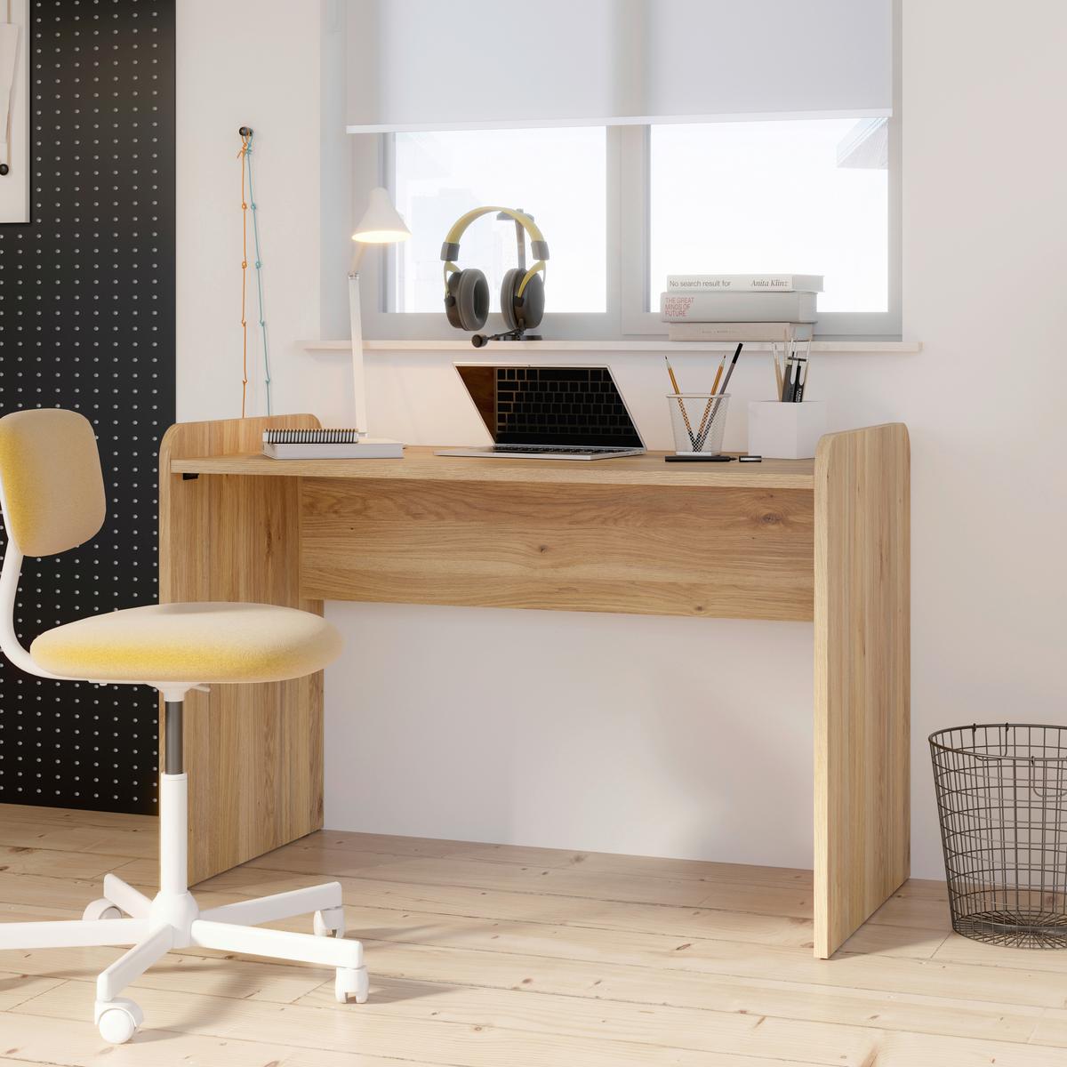 DETSKÝ PÍSACÍ STÔL HOA - farba duba, Modern, kompozitné drevo (117,4/81/60cm)