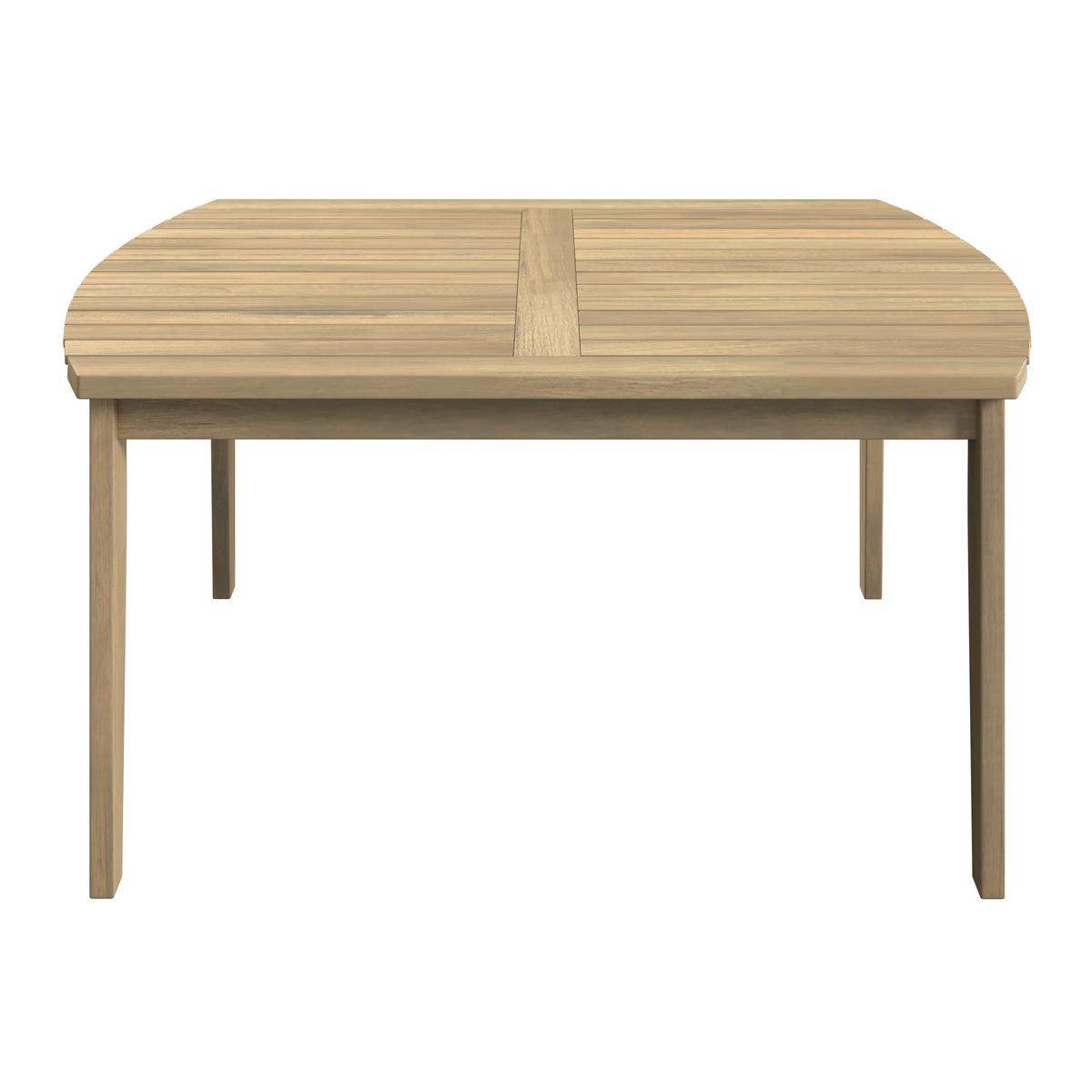 Loungegarnitur Birmingham - Grau/Akaziefarben, MODERN, Holz/Kunststoff (90/43/70cm) - Beldano