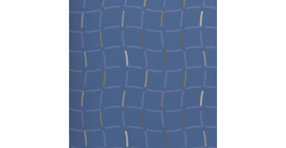 Bettwäsche 140x200 cm Melanie Bunt in verschiedenen Designs - Blau/Schwarz, MODERN, Textil - Ondega