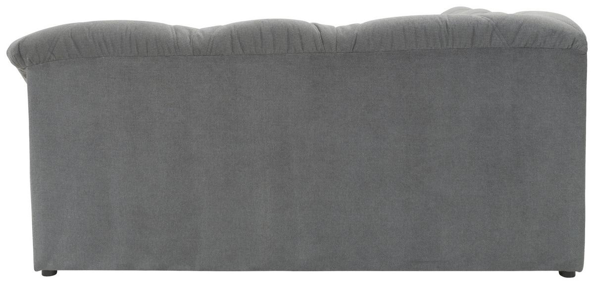 Ecksofa Papenburg Dunkelgrau - Dunkelgrau/Schwarz, KONVENTIONELL, Textil (243/192cm) - MID.YOU