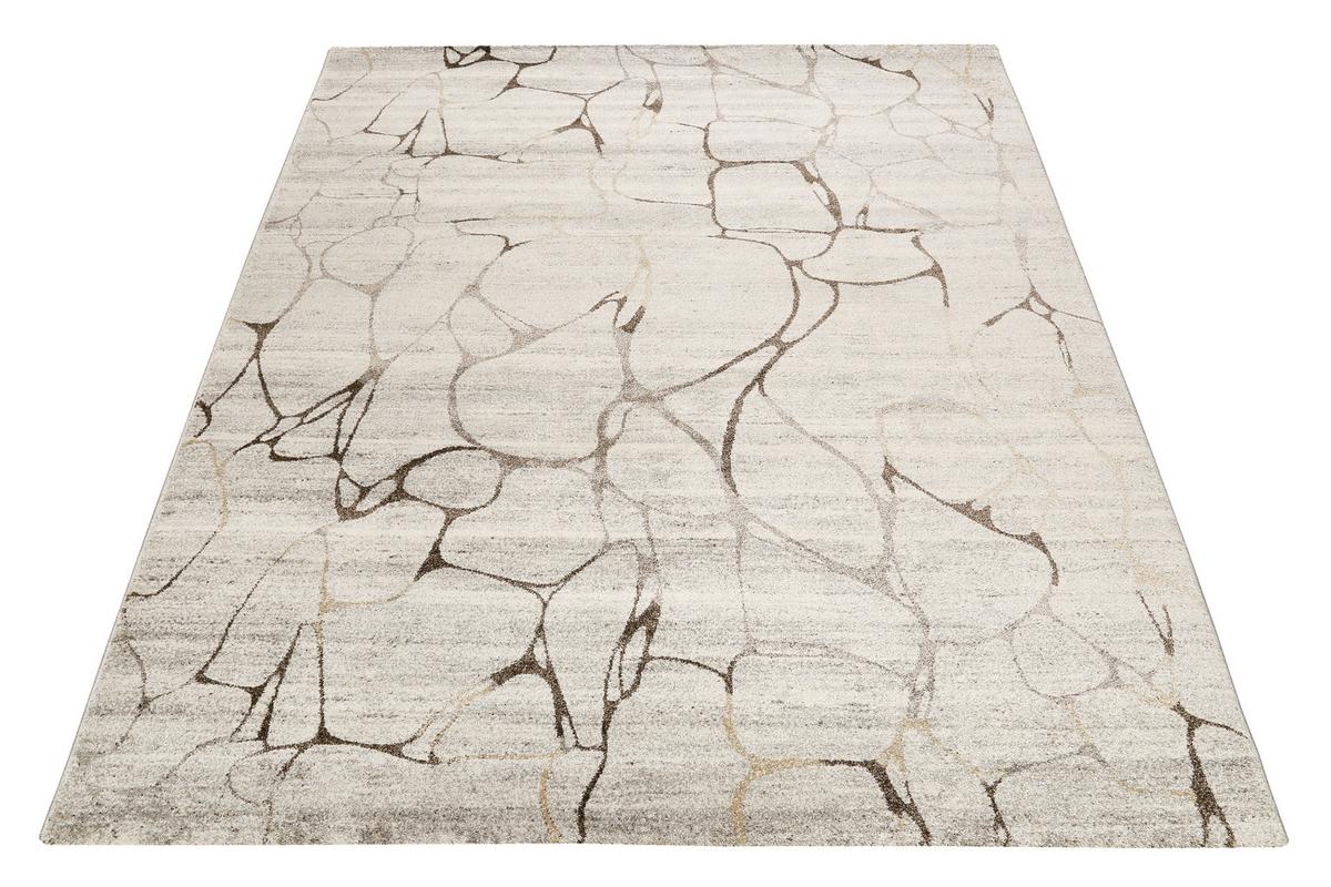 Webteppich Solo Fields Taupe/Beige 200x290 cm - Taupe/Beige, Design, Textil (200/290cm) - WECON HOME