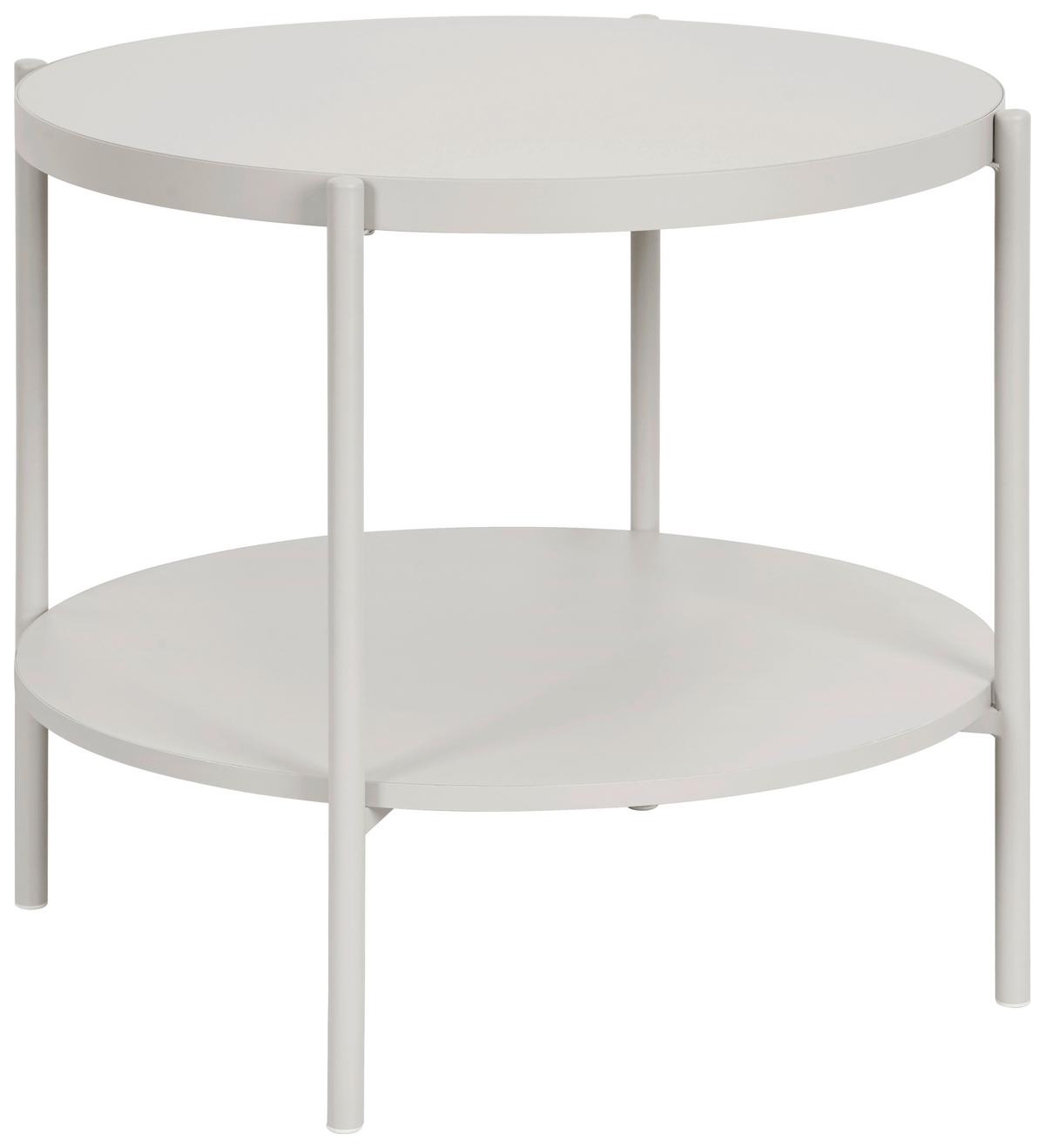 Beistelltisch Milan 2 Kaschmir B: 51 cm - Kaschmir, Trend, Holzwerkstoff/Metall (51/45/51cm)