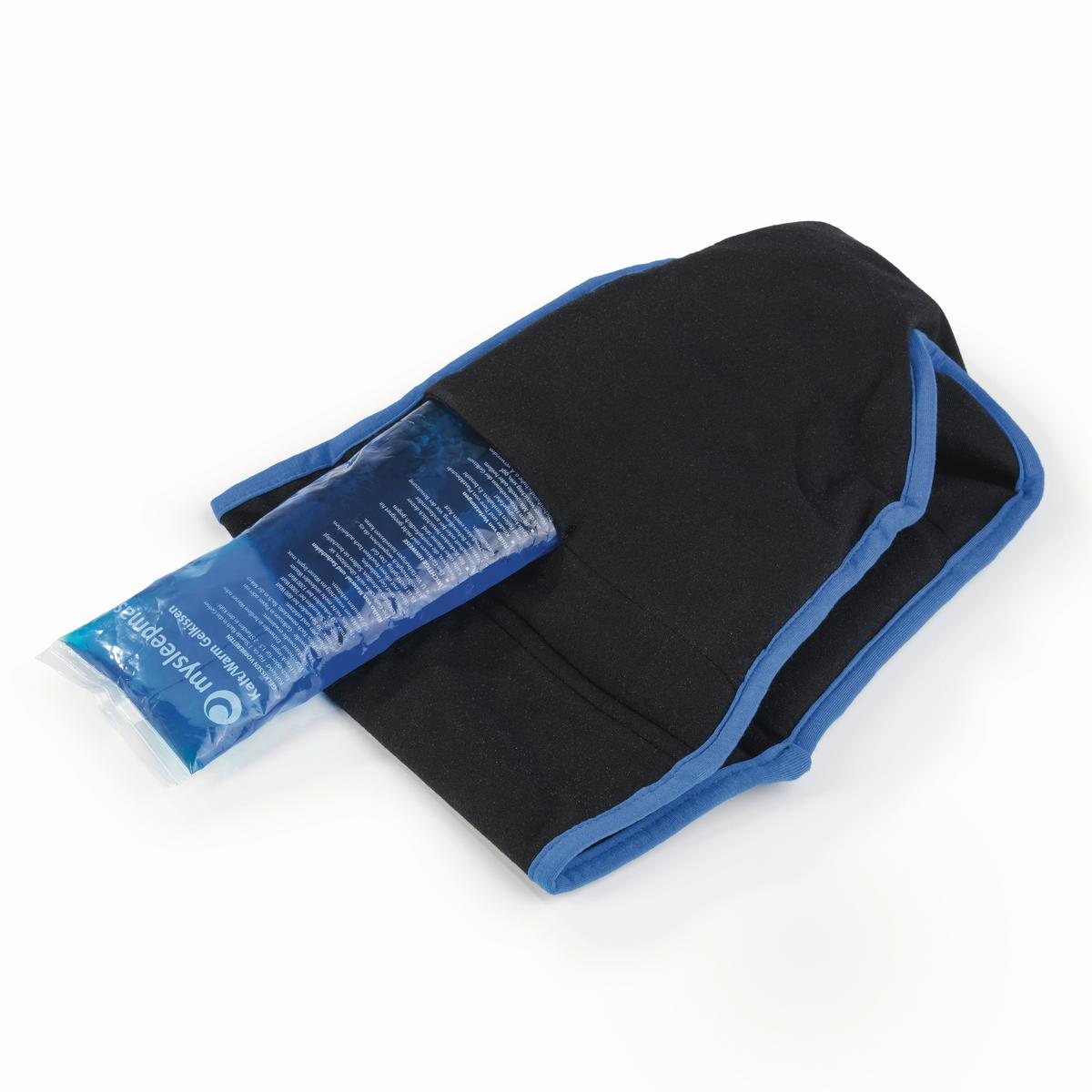 SCHLAFMASKE MYSLEEPMASK L/XL SCHWARZ/BLAU - Blau/Schwarz, Basics, Textil (28/19/1cm)