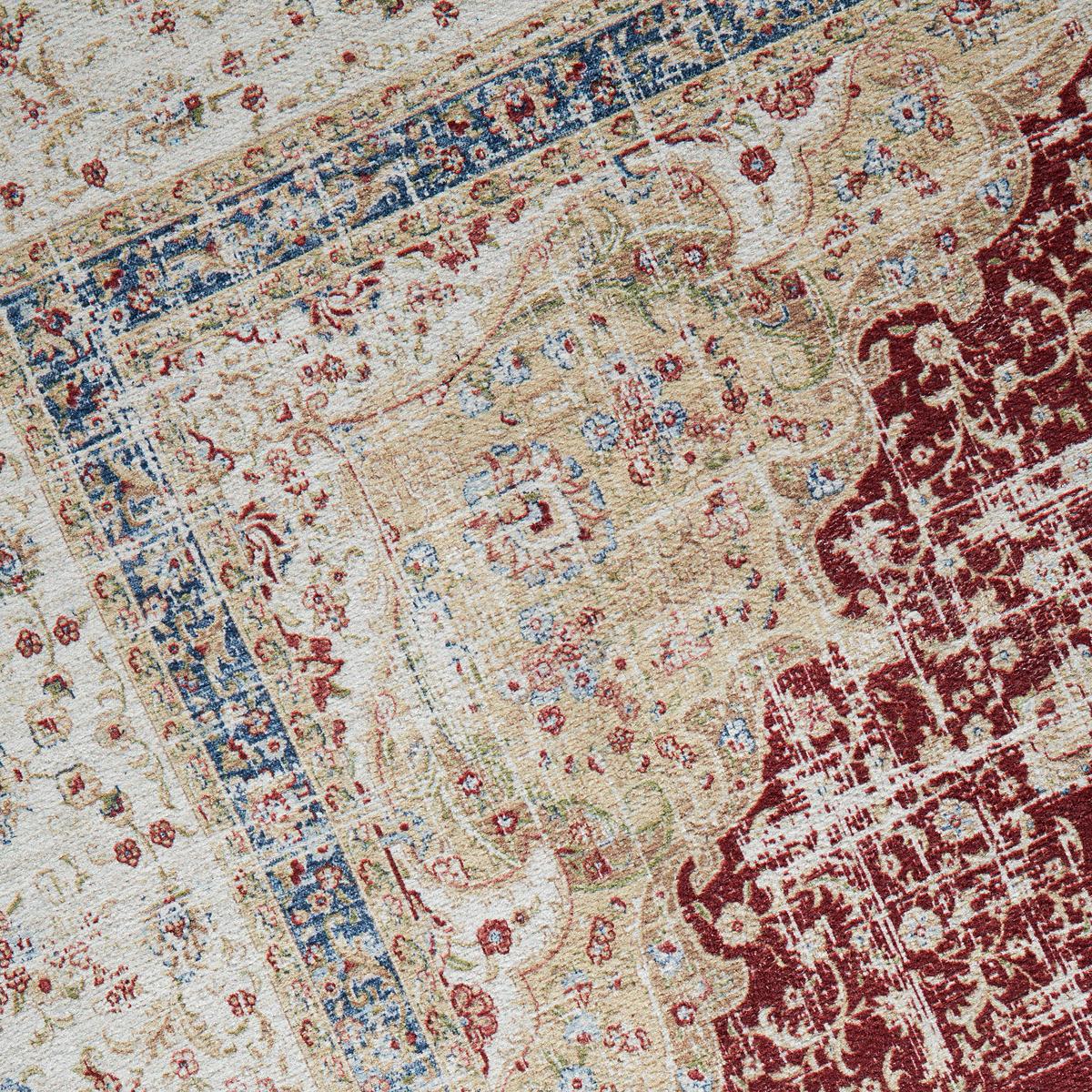 KOBEREC TKANÝ NA PLOCHO Olivia 2, 120/170cm, červená - červená, Konvenční, textil (120/170cm) - Mömax