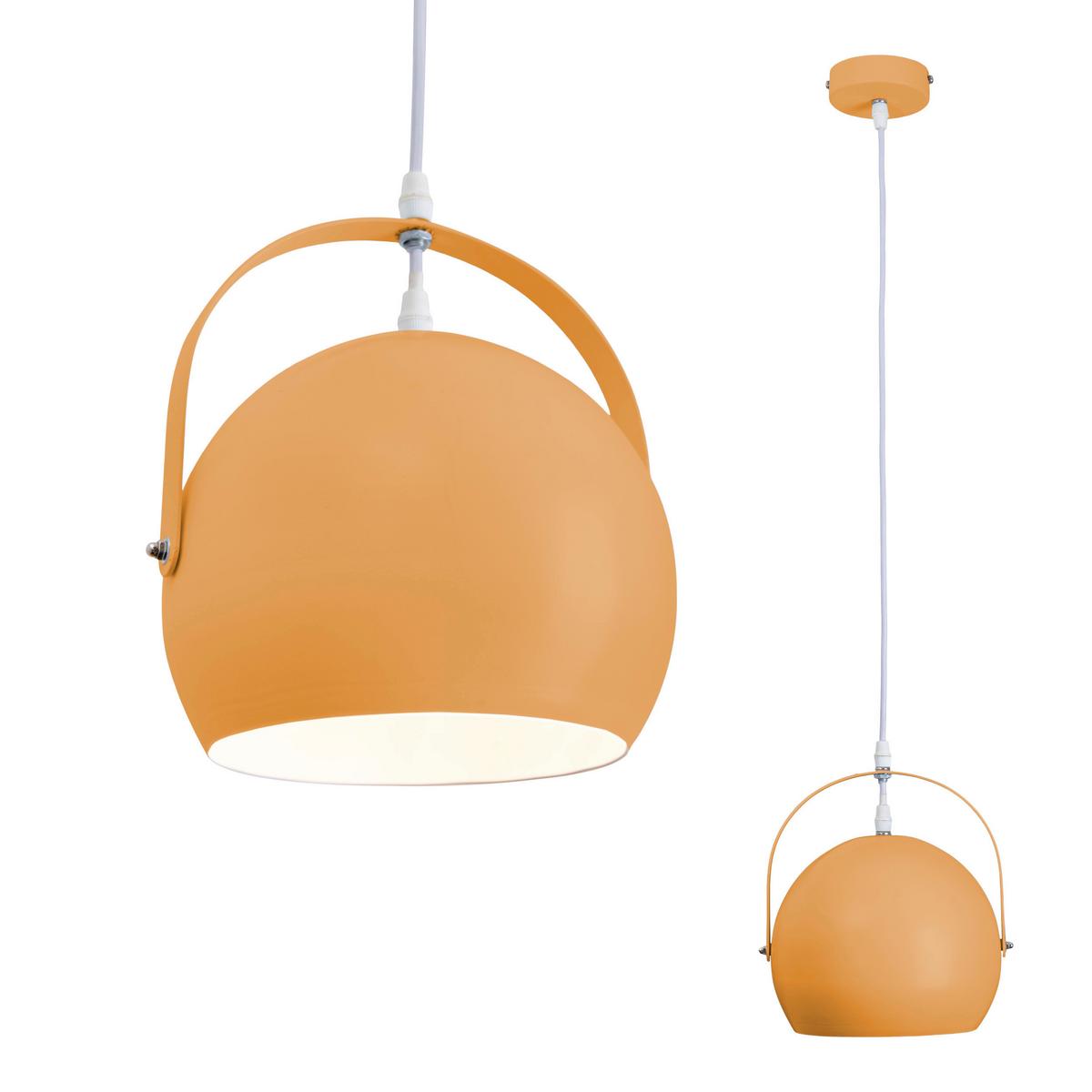 Pendelleuchte Colorado - Gelb, Basics, Metall (25/132cm) - Näve