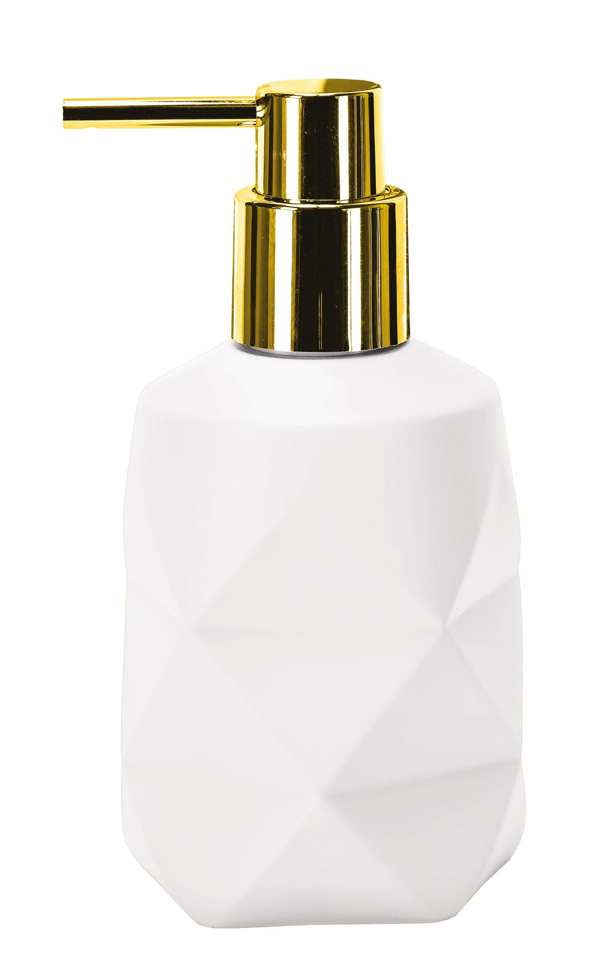 Weißen Seifenspender mit abstraktem Muster kaufen