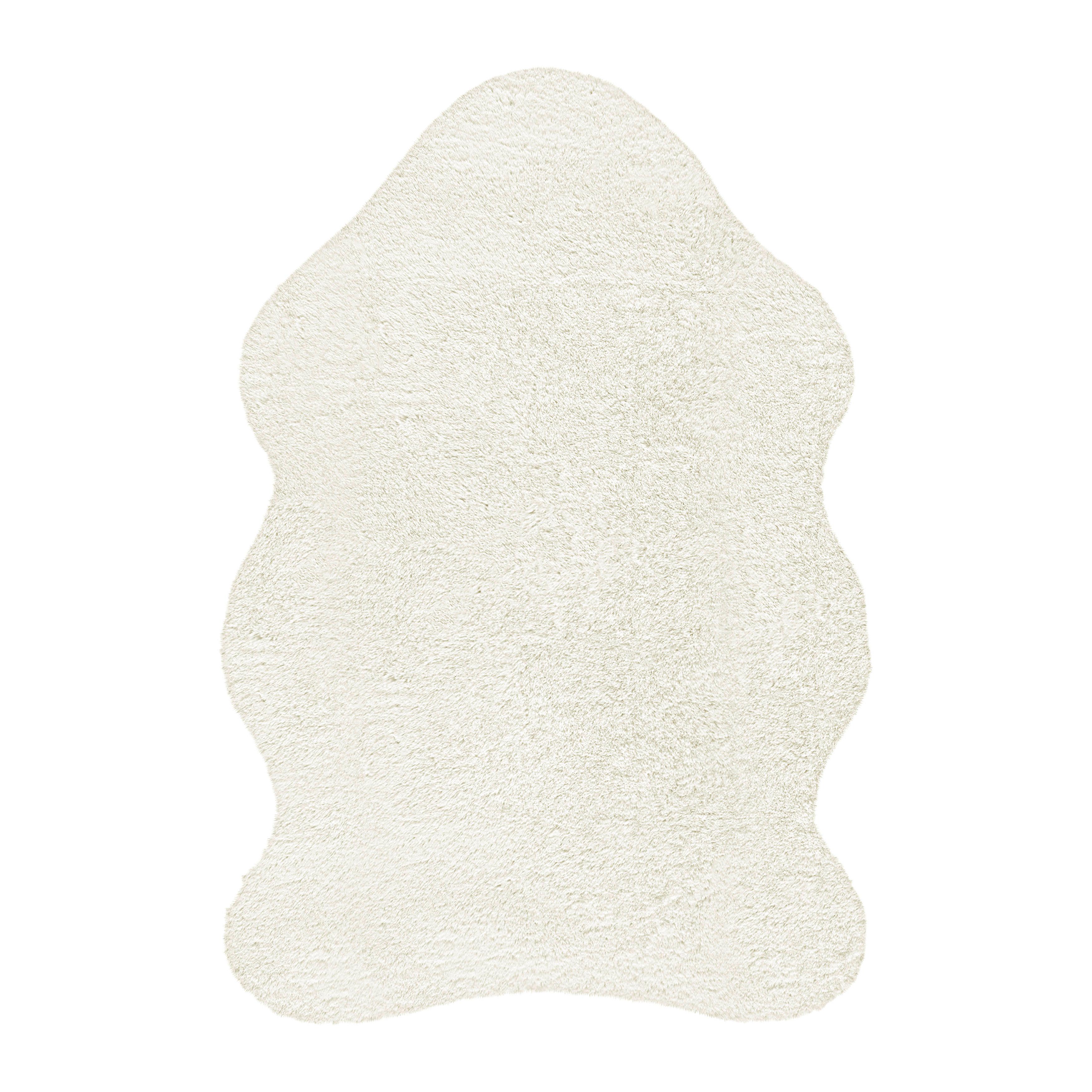 UMELÁ KOŽUŠINA Nico 1, 60/90cm, krémová - krémová, Konventionell, kožušina (60/90cm) - Mömax