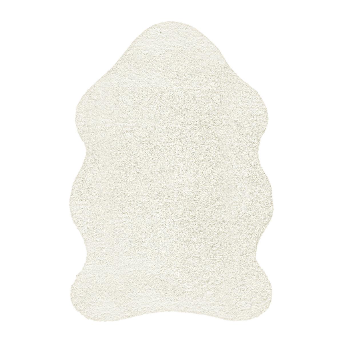 UMELÁ KOŽUŠINA Nico 1, 60/90cm, krémová - krémová, Konventionell, kožušina (60/90cm) - Mömax