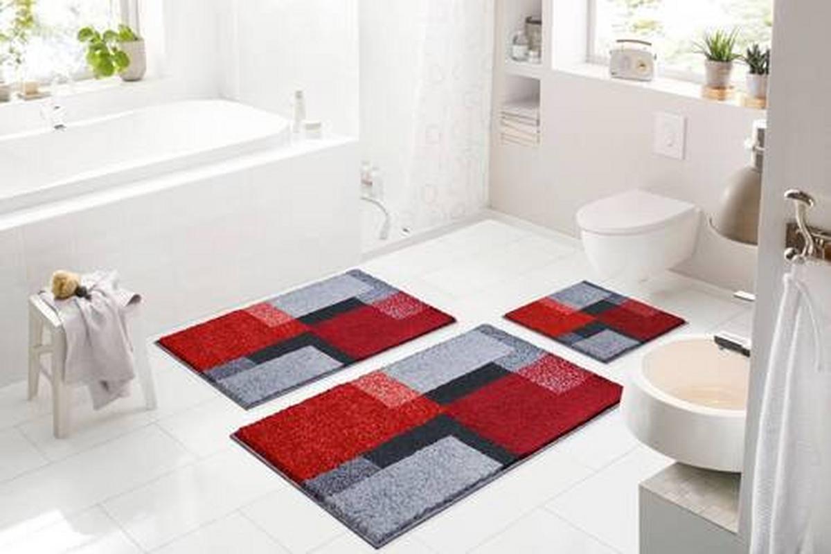 KOBERČEK DO KÚPEĽNE B4559-076001012 - čierna/sivá, Basics, textil (50/60cm) - Grund