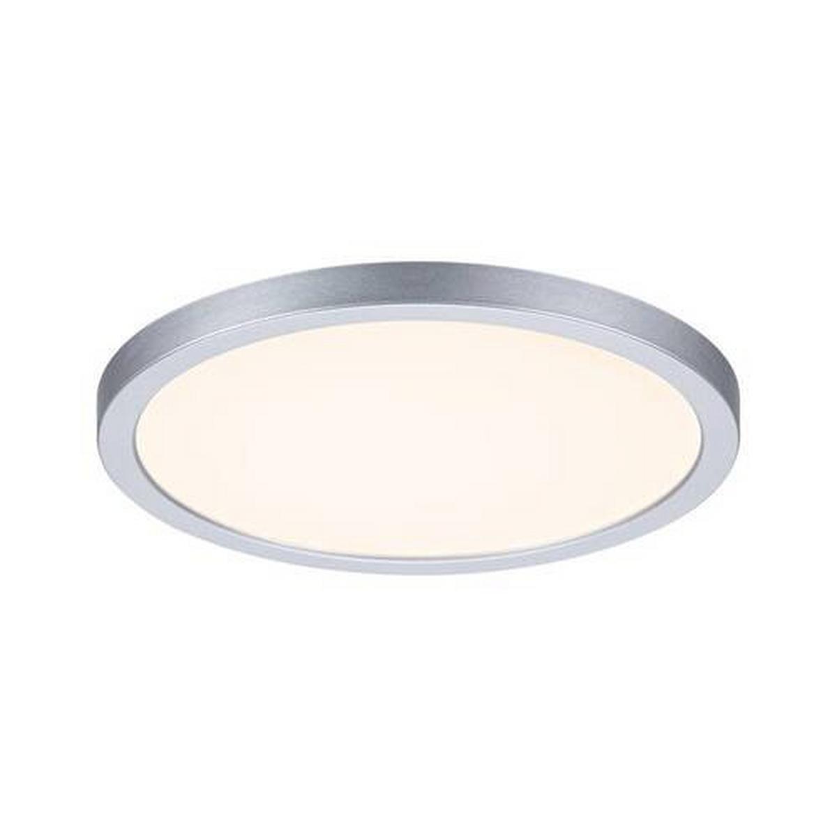 LED-Paneel Ø 17,5 cm Rund dimmbar - Chromfarben, Design, Kunststoff (17,5/1cm) - Paulmann