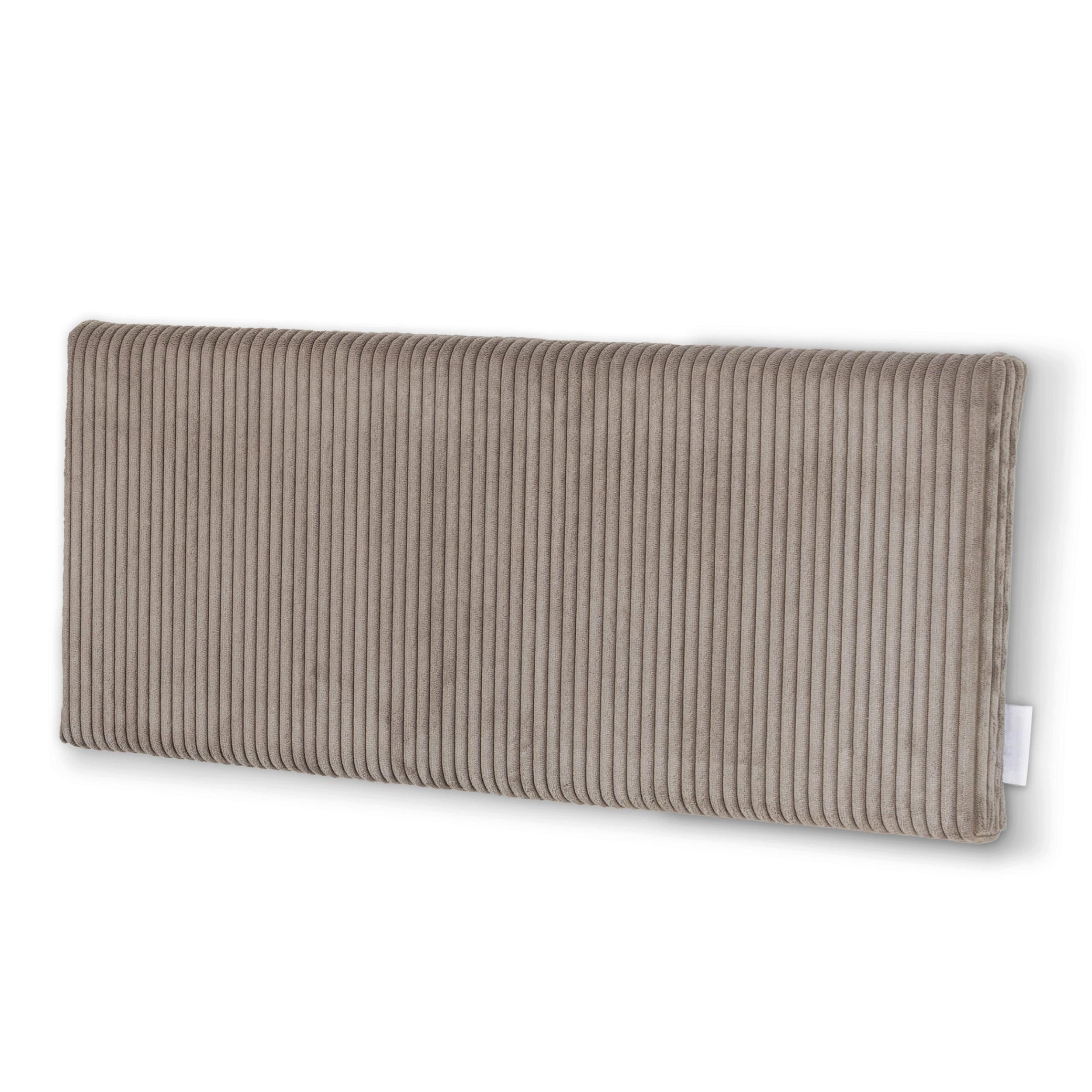 POLSTERPANEEL WANDKISSEN TAUPE - Taupe, Basics, Kunststoff/Textil (75/30/5cm)