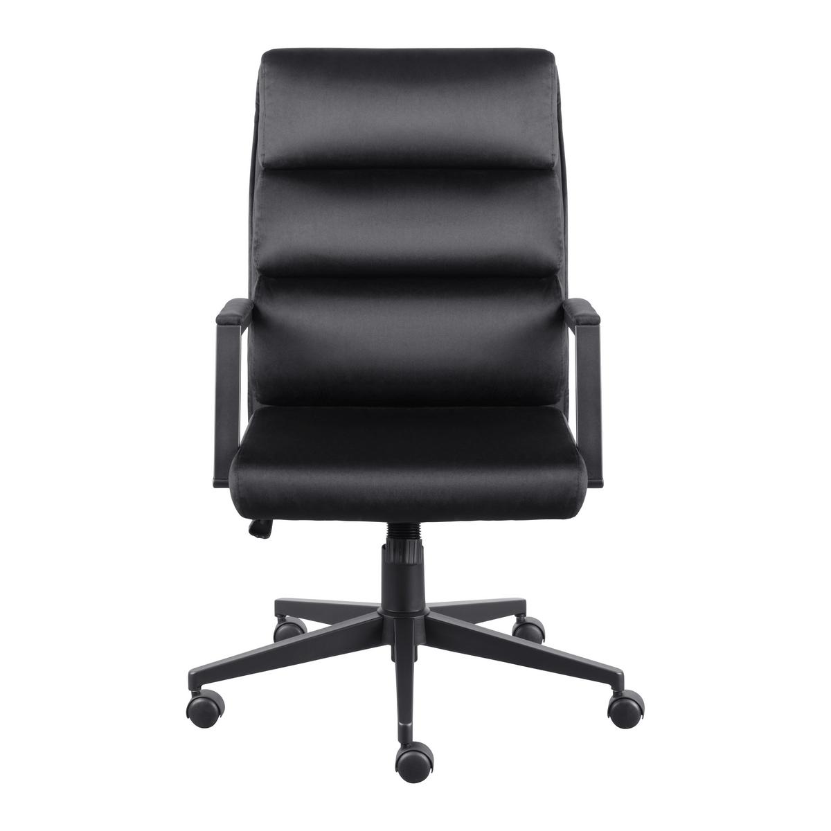 Kancelářské křeslo MAN IN BLACK - černá, Moderní, kov/textil (58/108-118/57cm) - Mömax