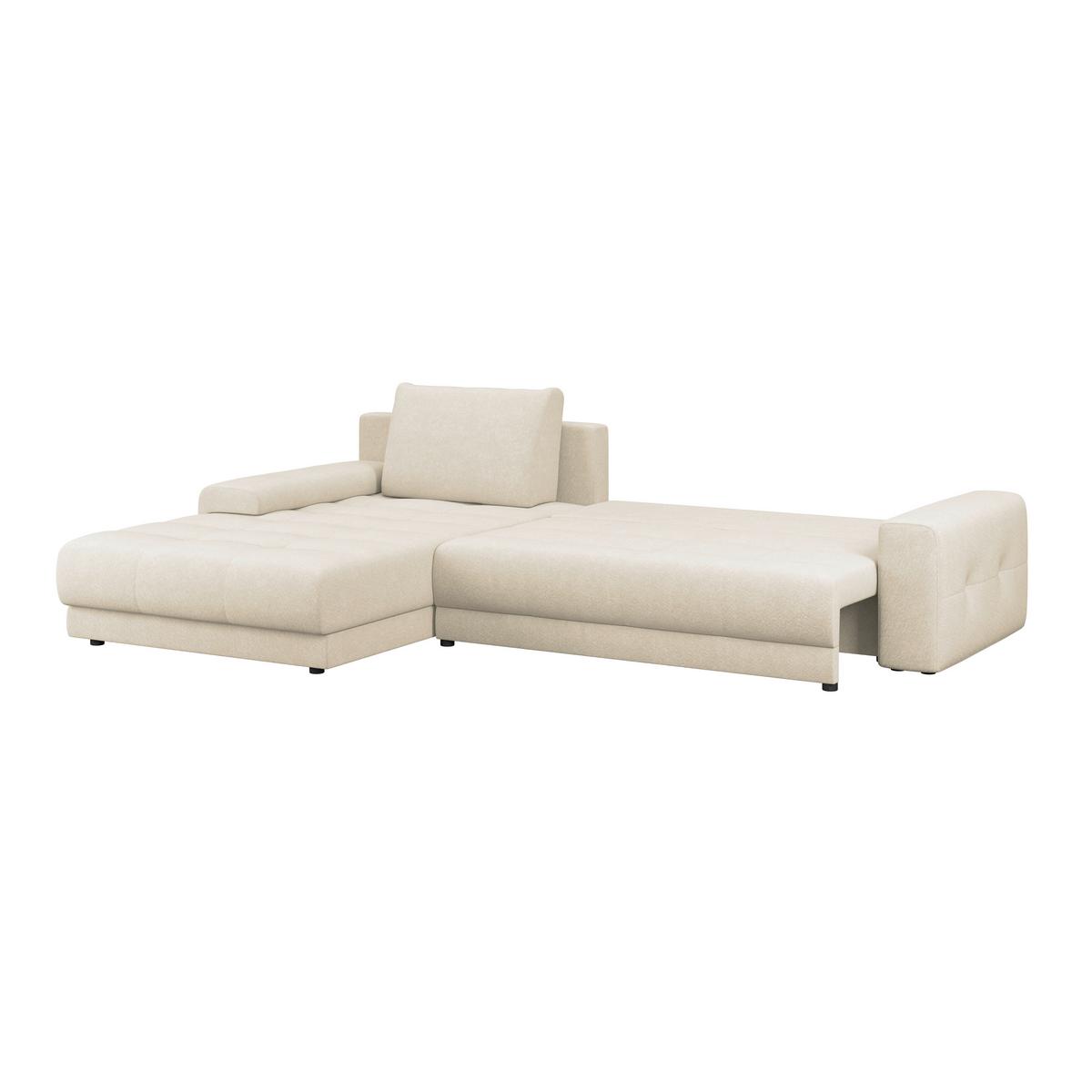 Ecksofa Adria Creme S: 213x308 cm - Creme, Trend, Textil (213/208cm) - Luca Bessoni