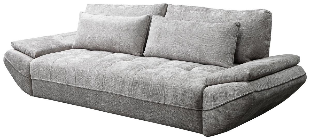Schlafsofa Elma Sandfarben B: 280cm - Sandfarben/Schwarz, KONVENTIONELL, Holz/Holzwerkstoff (280/73-93/107cm) - MID.YOU