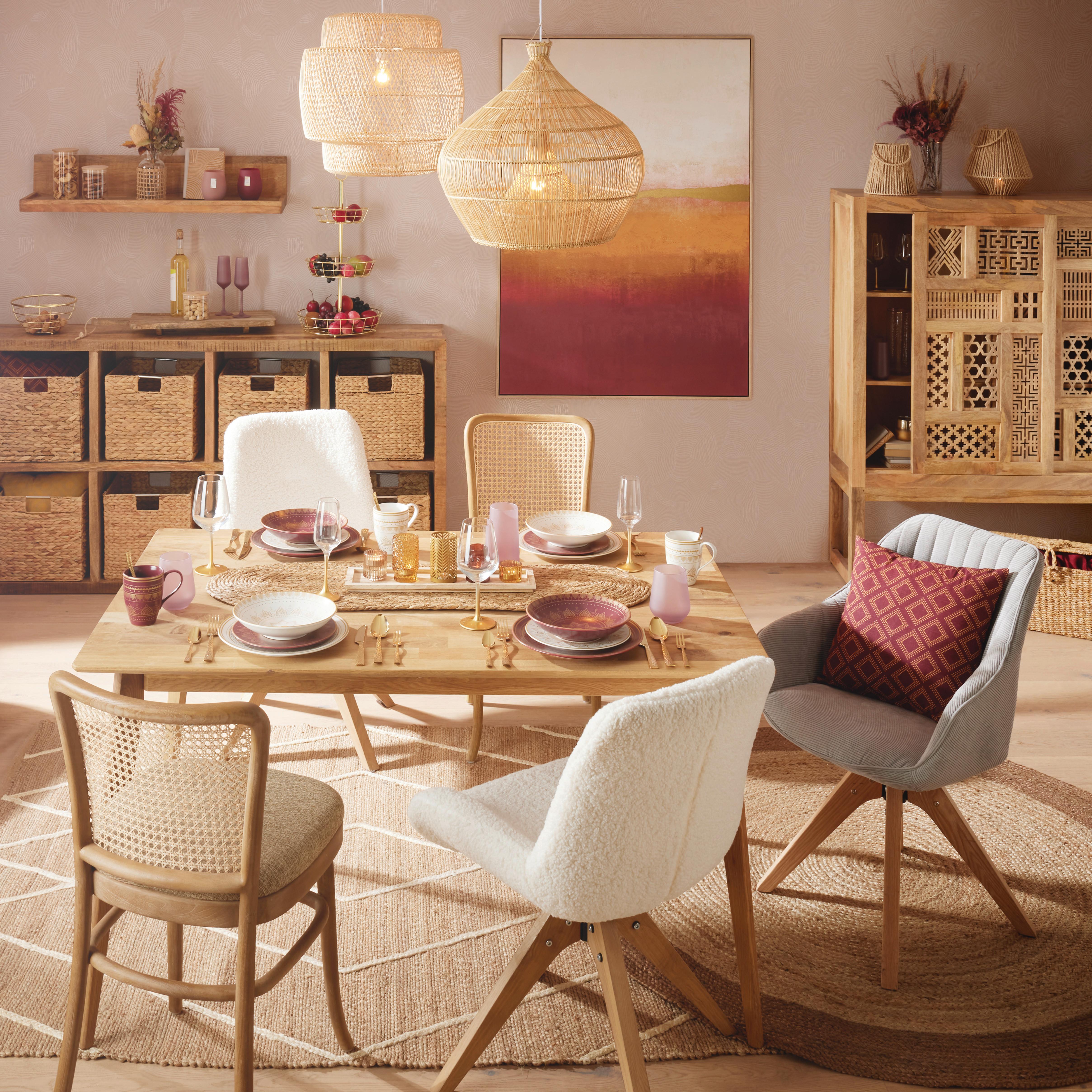 JEDÁLENSKÝ STÔL Rita, 140x90 cm, divý dub - farba duba, Konventionell, drevo (140/90/75cm) - Zandiara