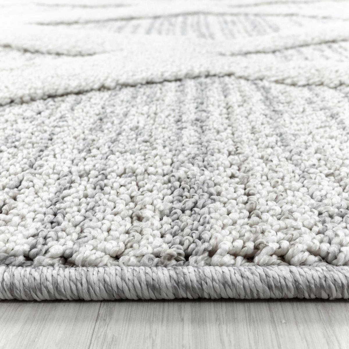Tkaný koberec 80x250cm, šedá - šedá, Konvenční, textil (80/250cm)