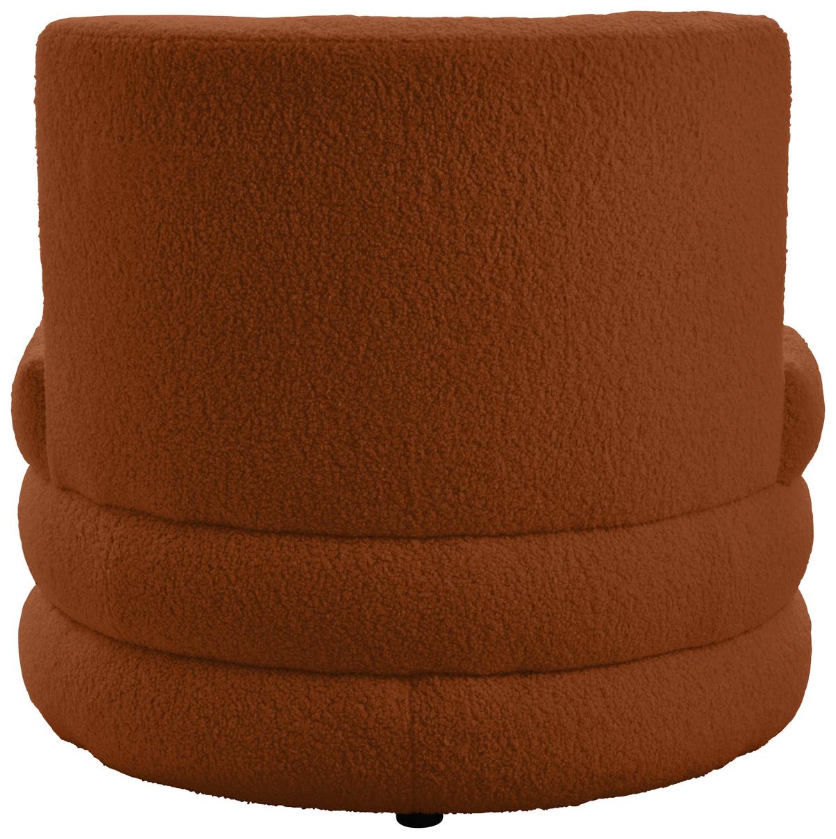 Designsessel Magari - Edelstahlfarben/Rostfarben, Trend, Textil (90/82/85cm) - Livetastic