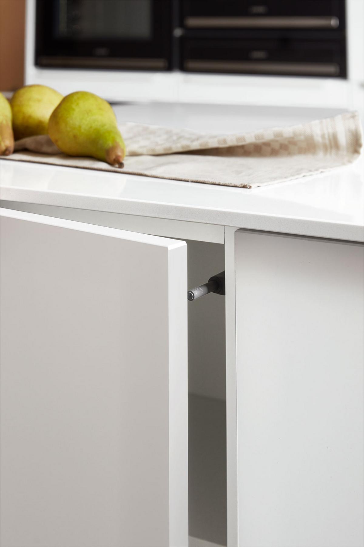 Einbauküche Eastbourne Frei Planbar Modernes Design - Eichefarben/Weiß, MODERN, Holzwerkstoff - Vertico