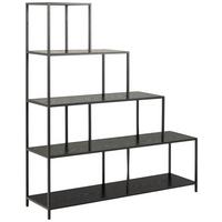 DELIACA STENA SEAFORD - čierna, Trend, kov/kompozitné drevo (135/150/35cm)